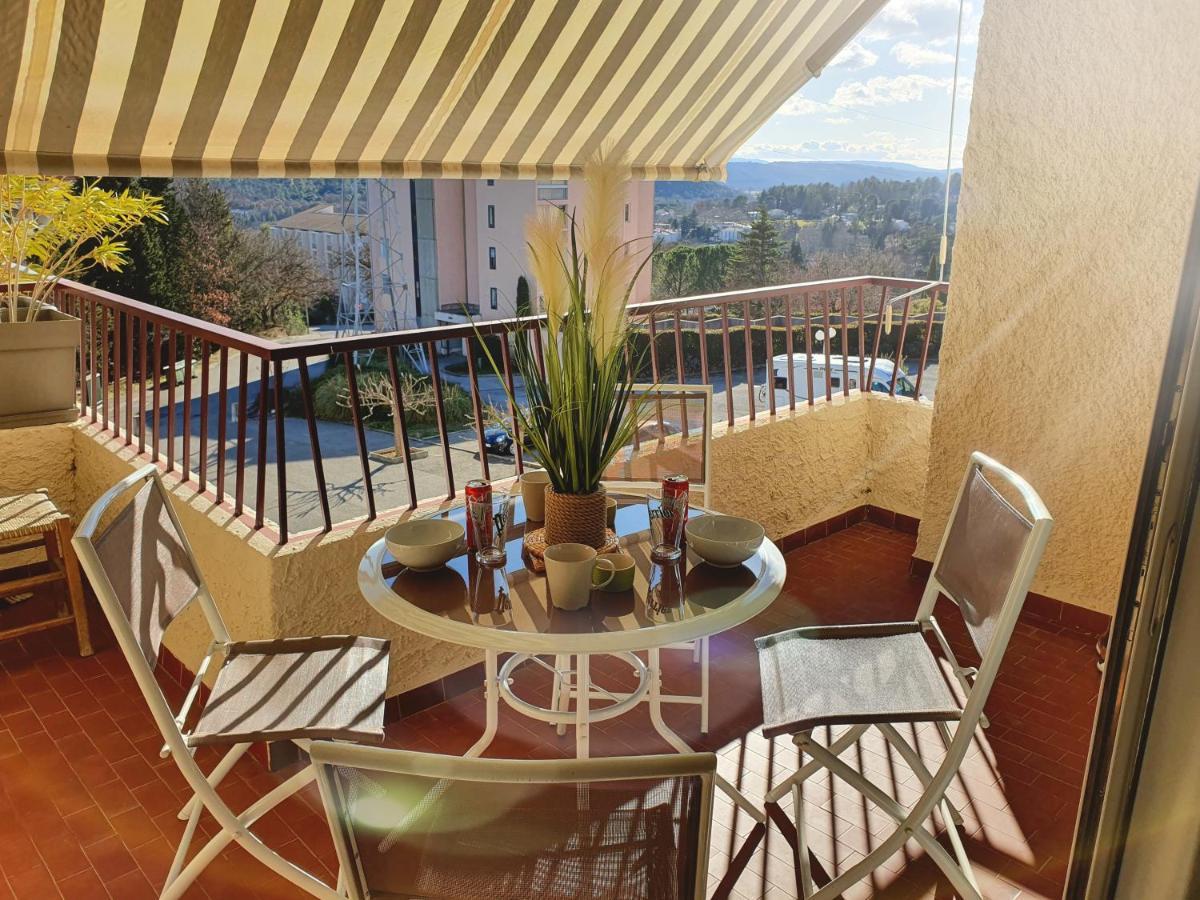 Le Cezanne - Climatise Avec Grande Terrasse Lägenhet Gréoux-les-Bains Exteriör bild